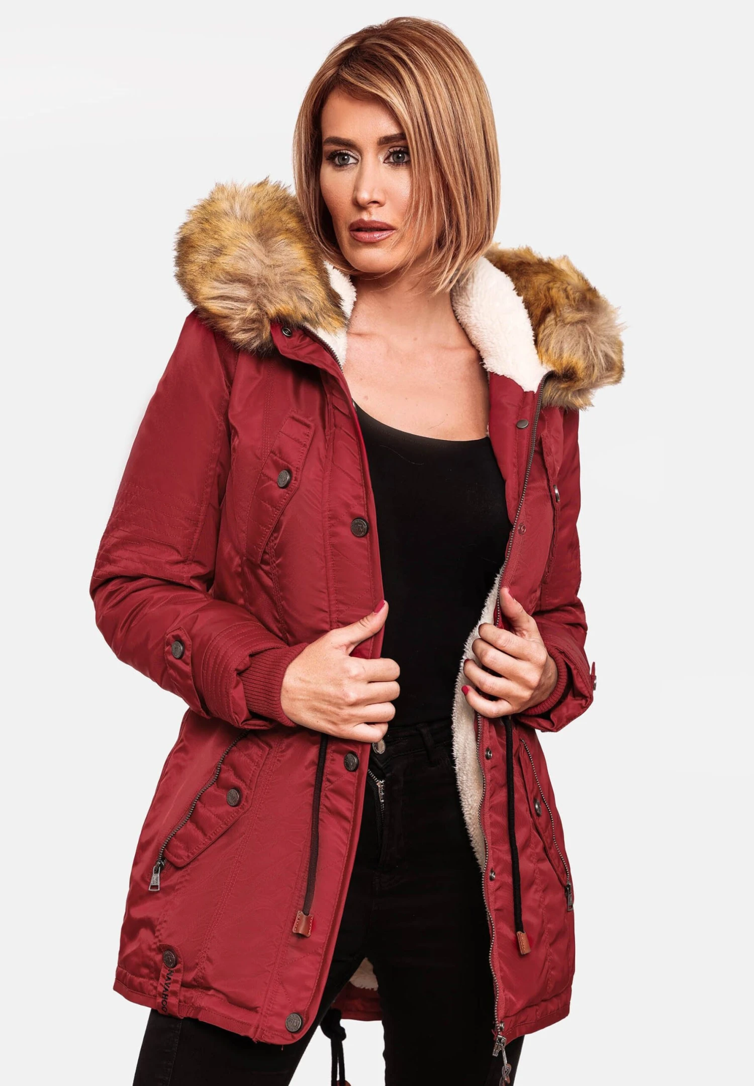 Navahoo La Viva - Abrigo De Invierno - Blood Red - Image 4