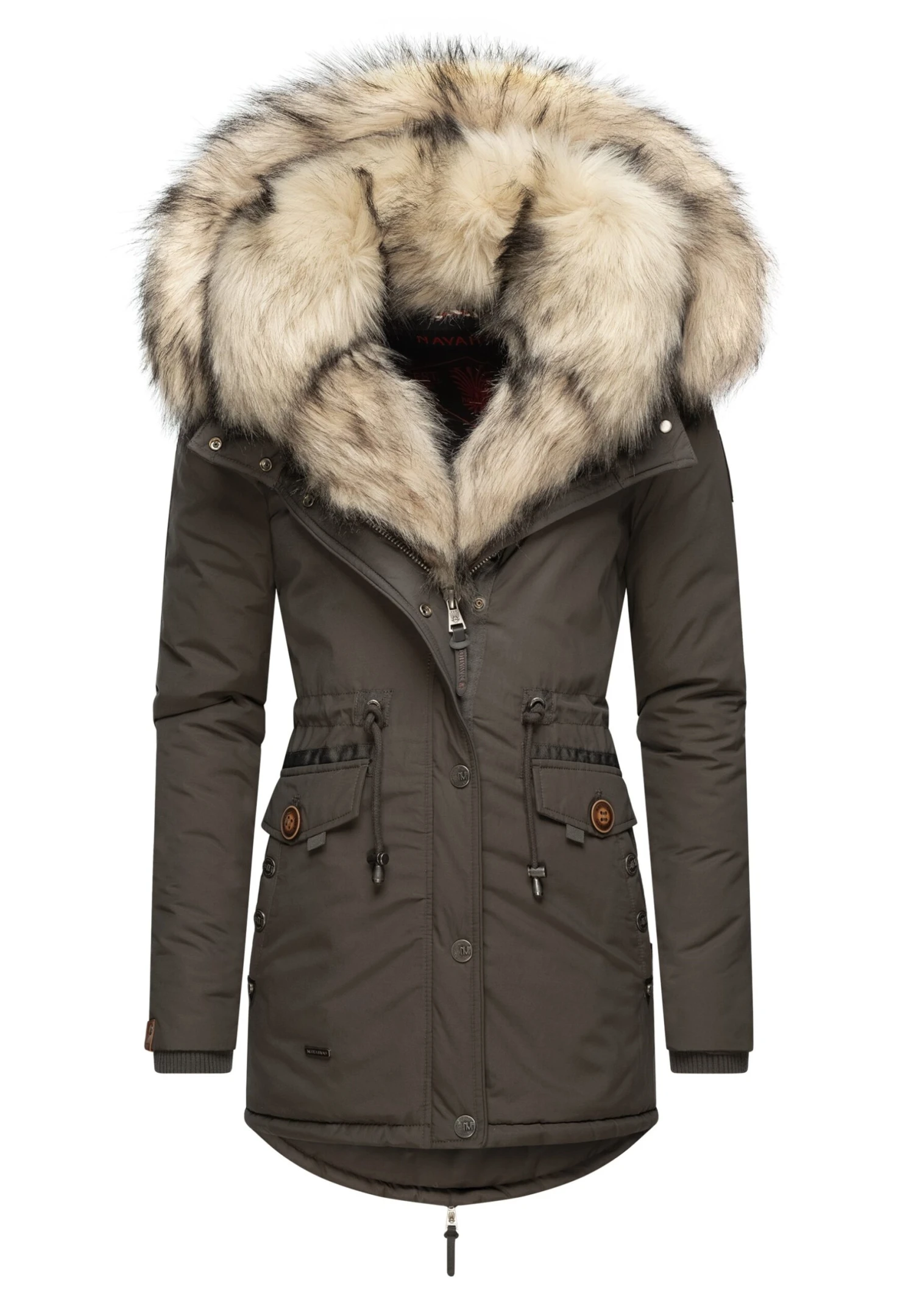 Navahoo Sweety - Abrigo De Invierno - Anthracite