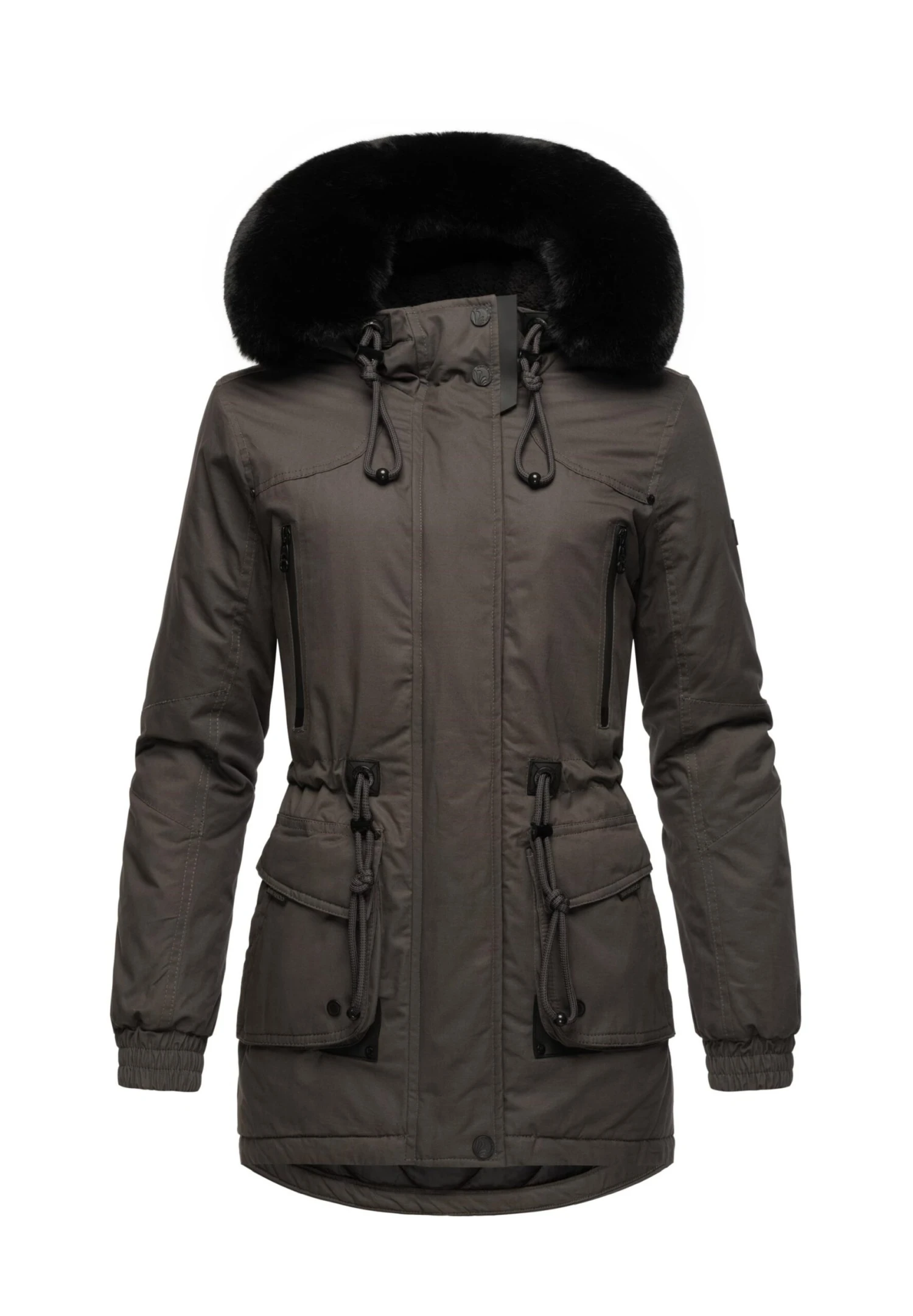 Navahoo Olessaa - Abrigo De Invierno - Dark Grey - Image 6