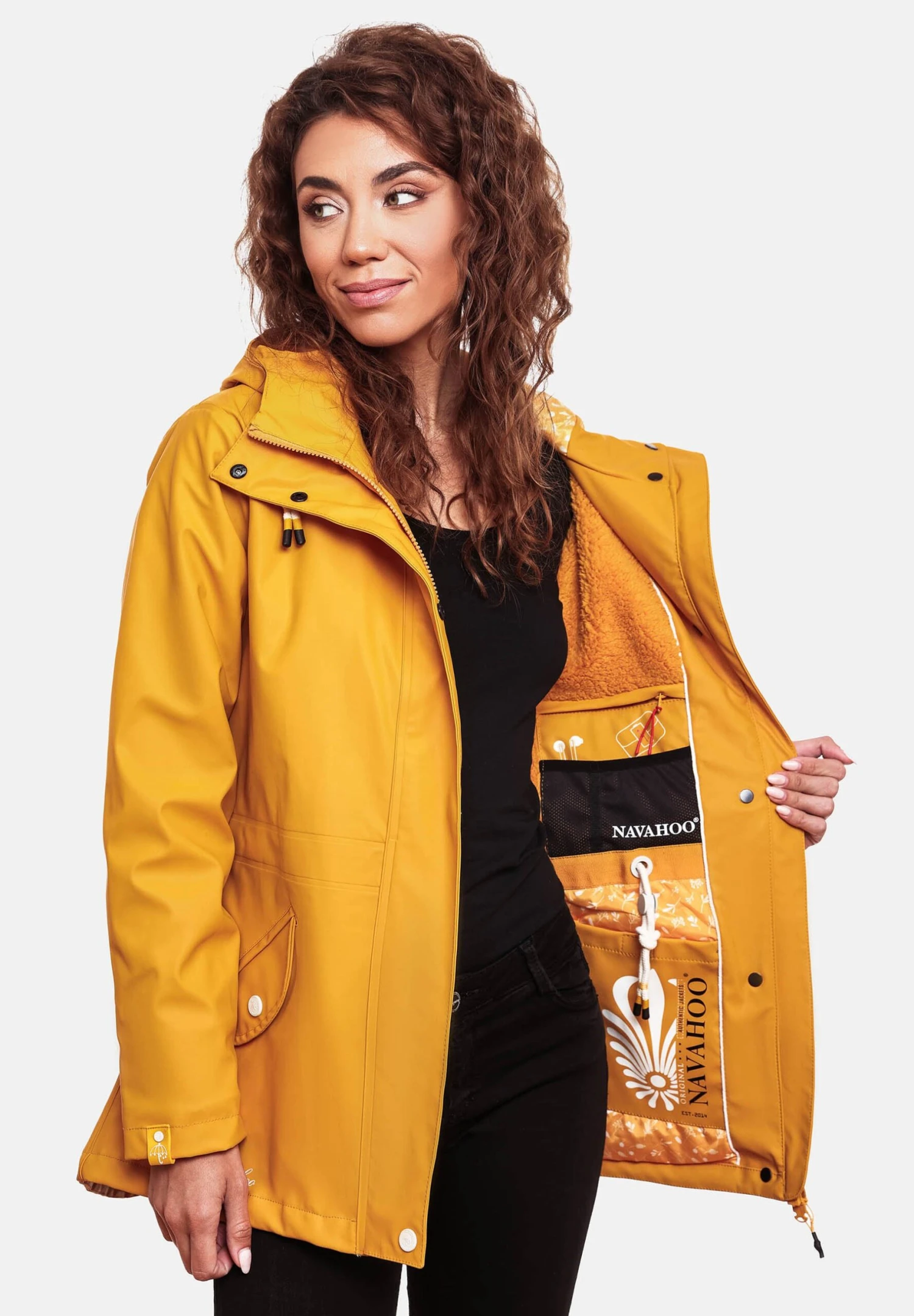 Navahoo Ocean Heart - Parka - Amber Yellow - Image 4
