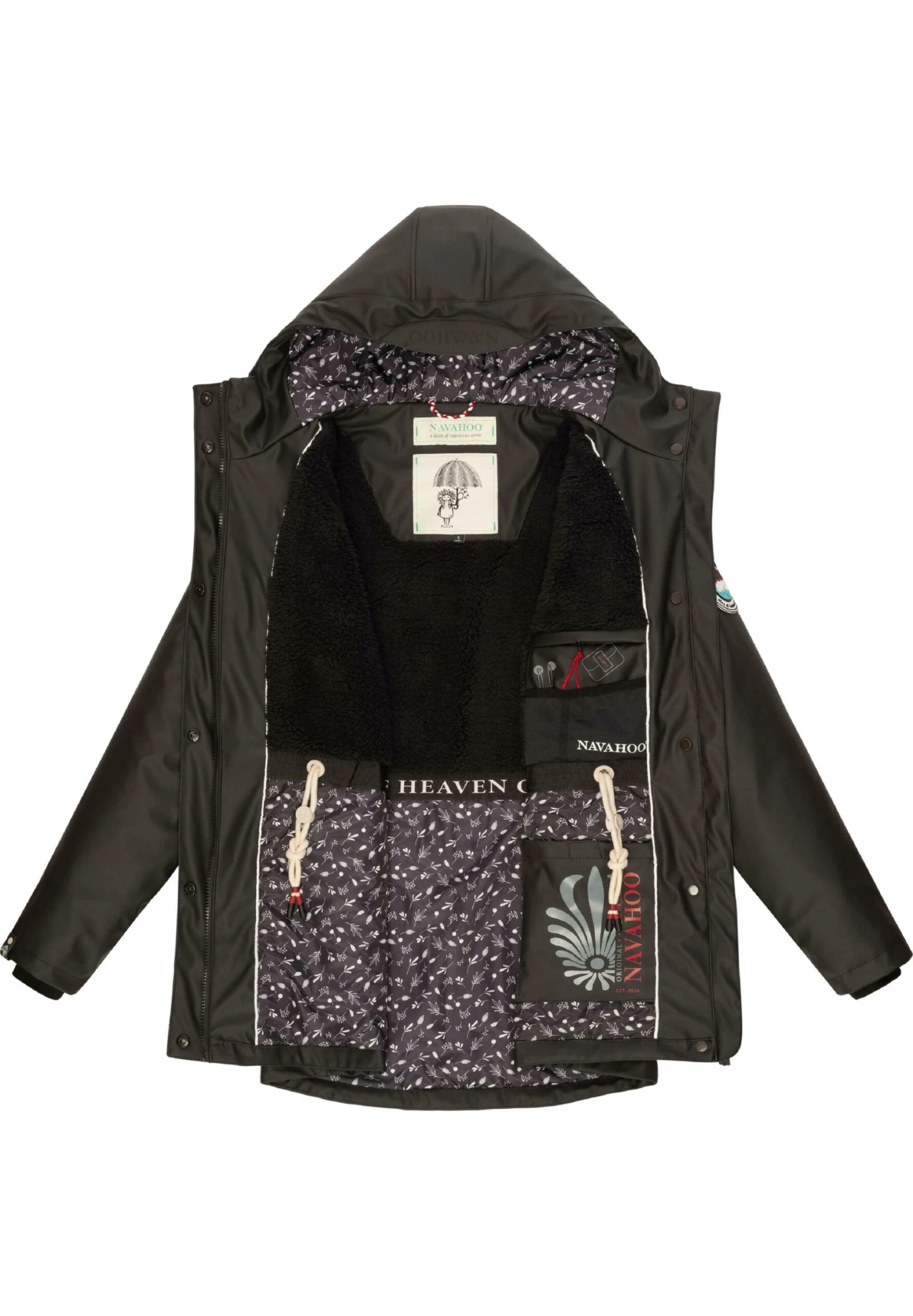 Navahoo Ocean Heart - Parka - Black - Image 4