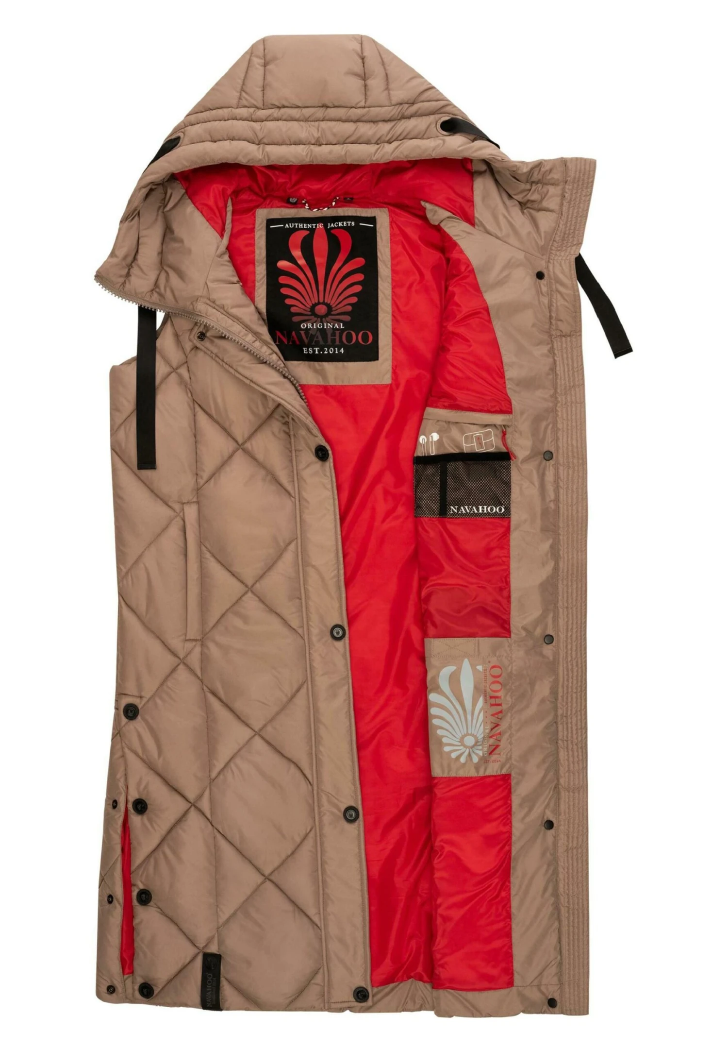 Navahoo Schnuckel - Chaleco - Dark Taupe - Image 8