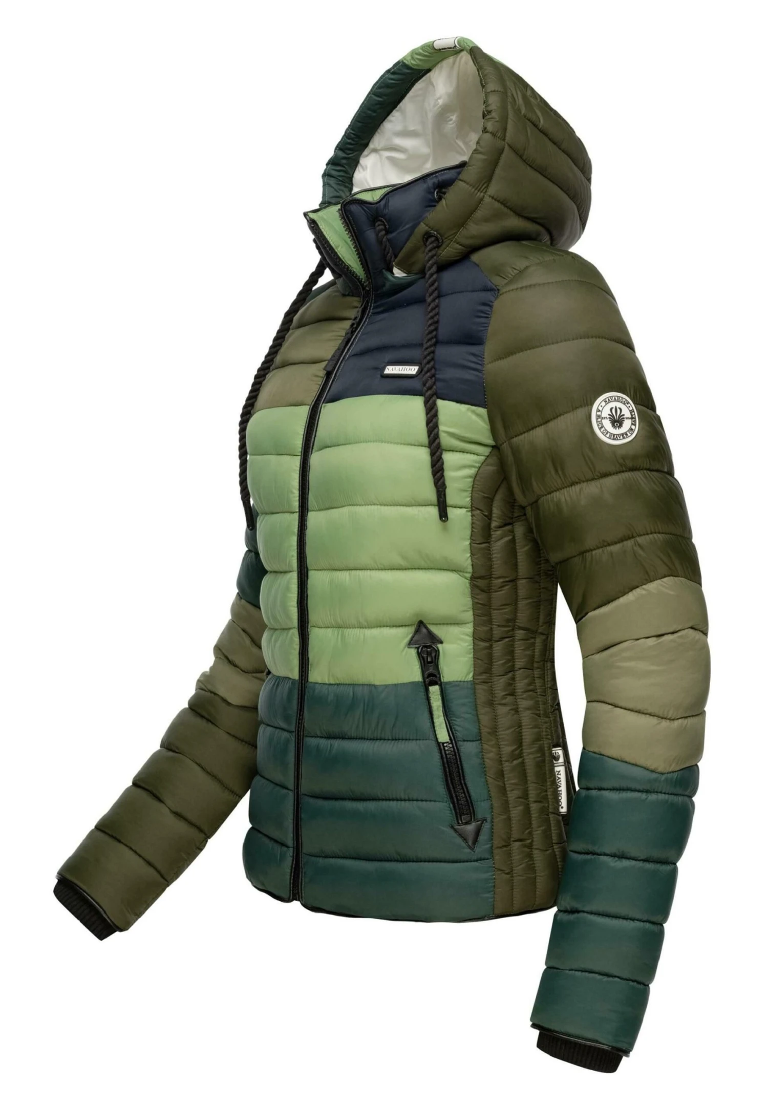 Navahoo Lulana Multikulti - Chaqueta De Entretiempo - Multicolour Green Forest - Image 5