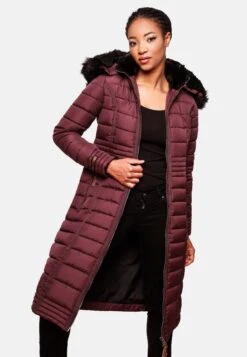 Navahoo Umay - Abrigo De Invierno - Dark Red Melange