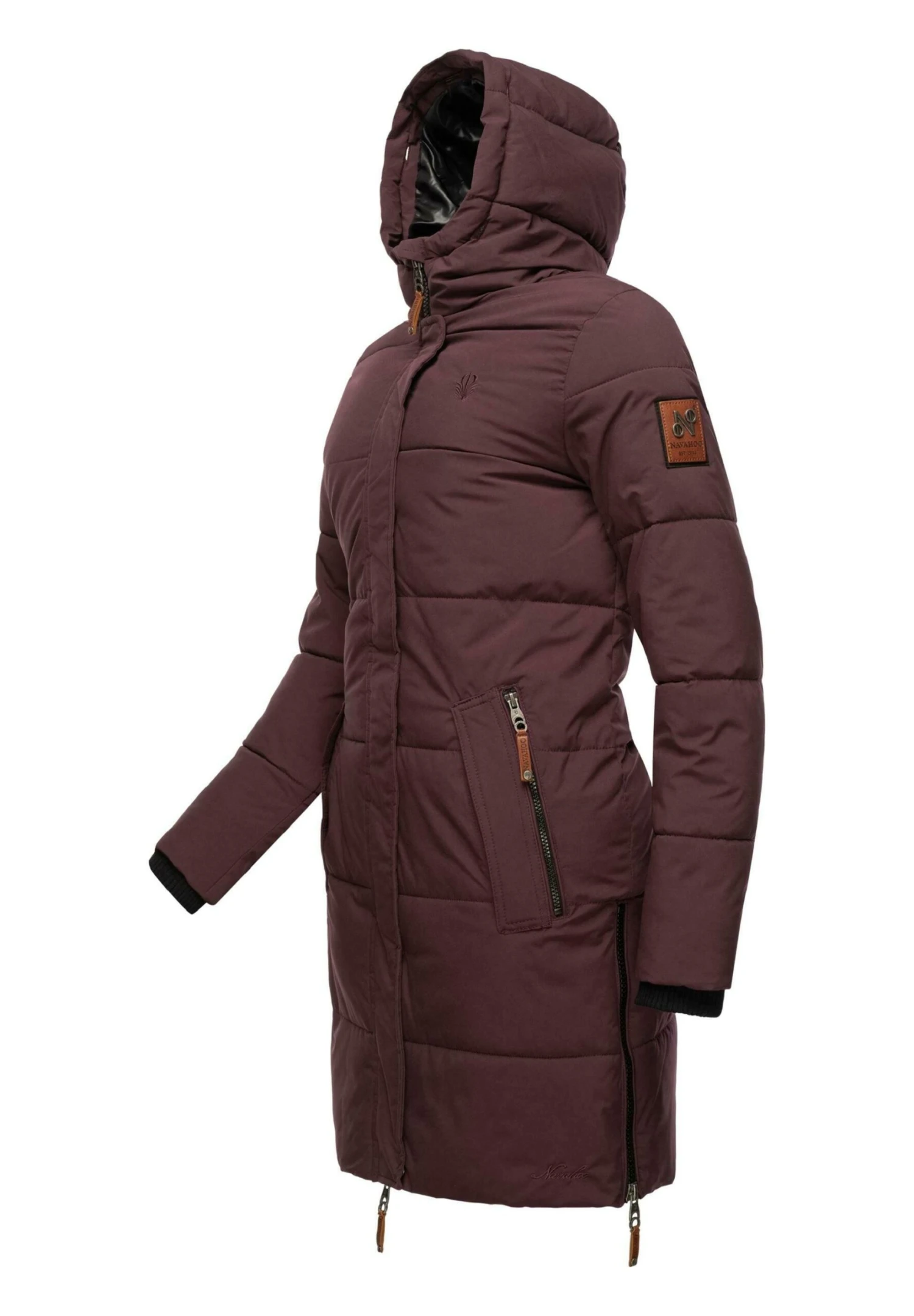 Navahoo Halina - Abrigo De Invierno - Dark Red Melange - Image 5