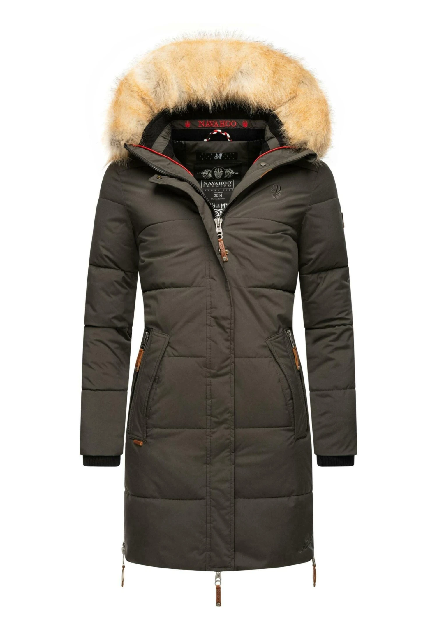 Navahoo Halina - Abrigo De Invierno - Dark Grey