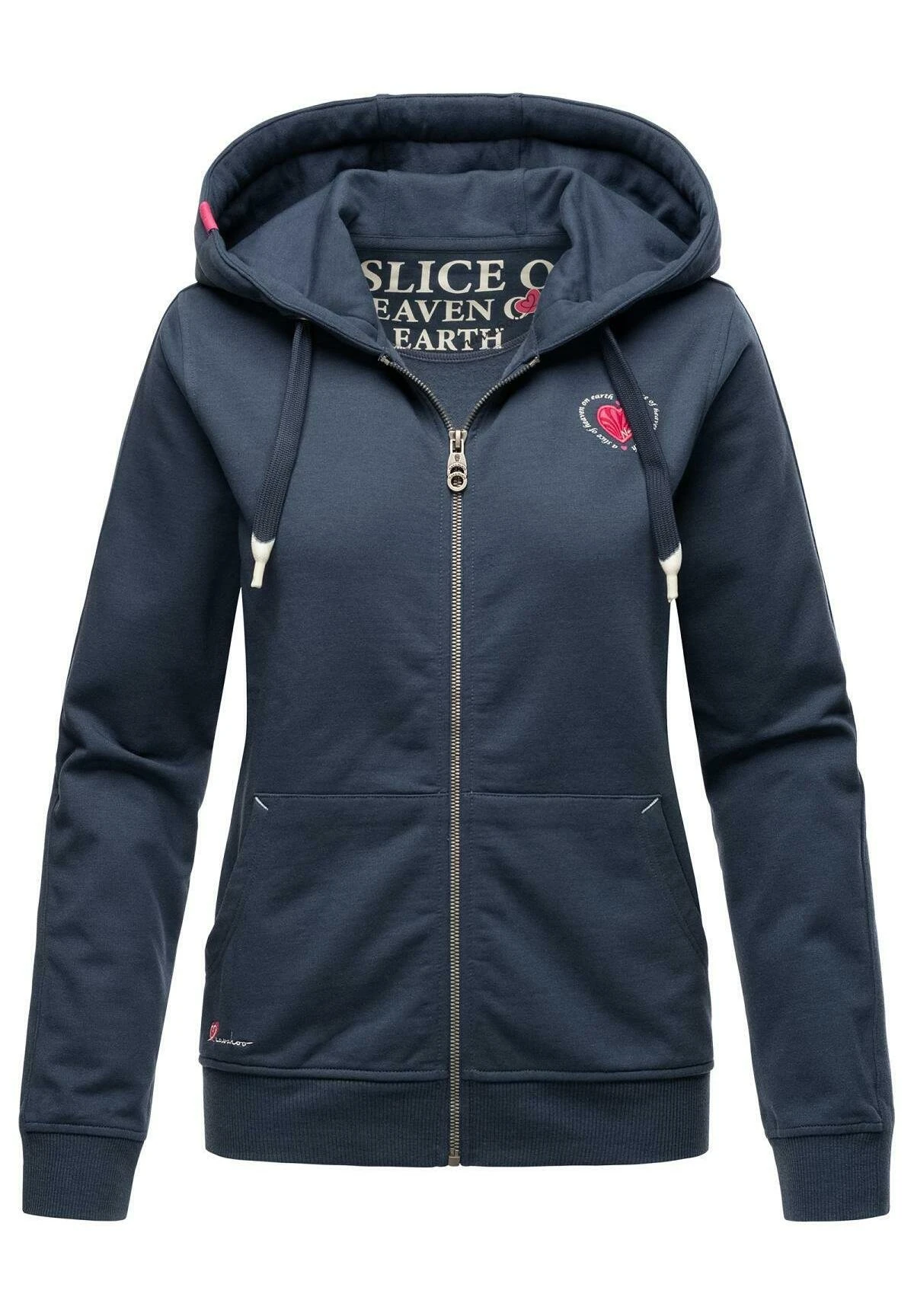 Navahoo Sudadera Con Cremallera - Dusty Blue