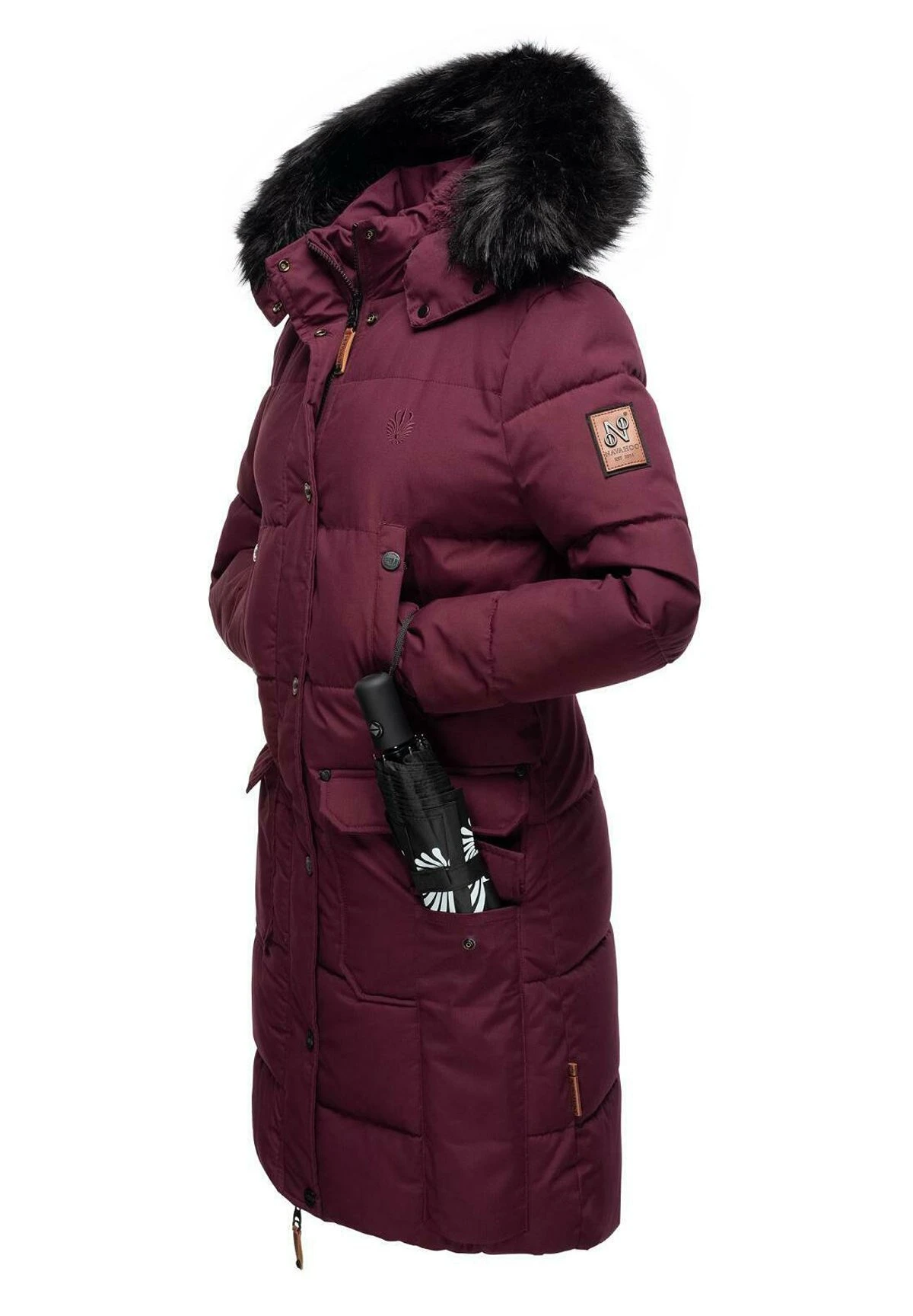 Navahoo Abrigo De Invierno - Dark Red Melange - Image 3