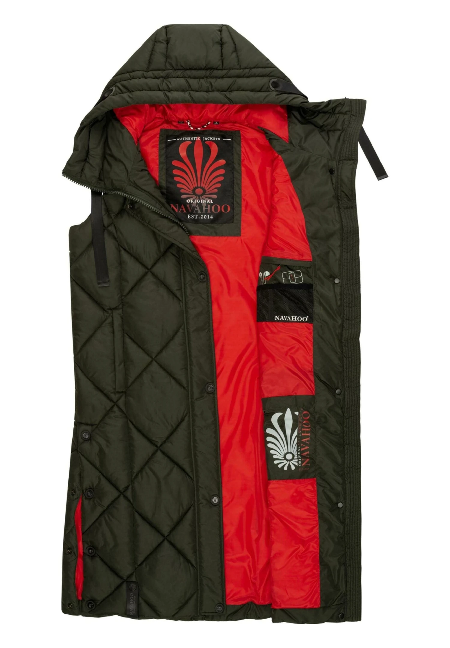 Navahoo Schnuckel - Chaleco - Dark Olive - Image 3