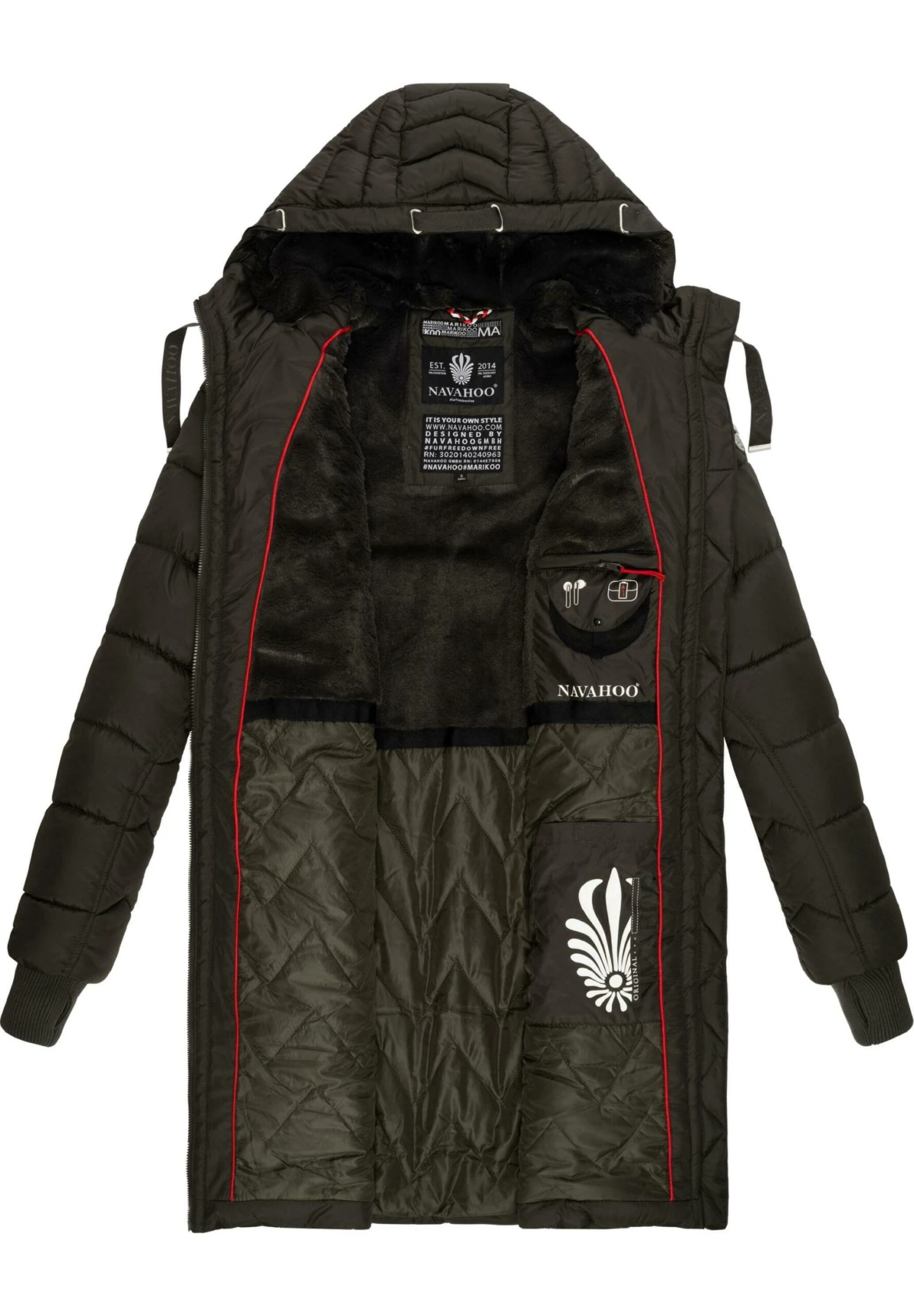 Navahoo Abrigo De Invierno - Dark Grey - Image 5