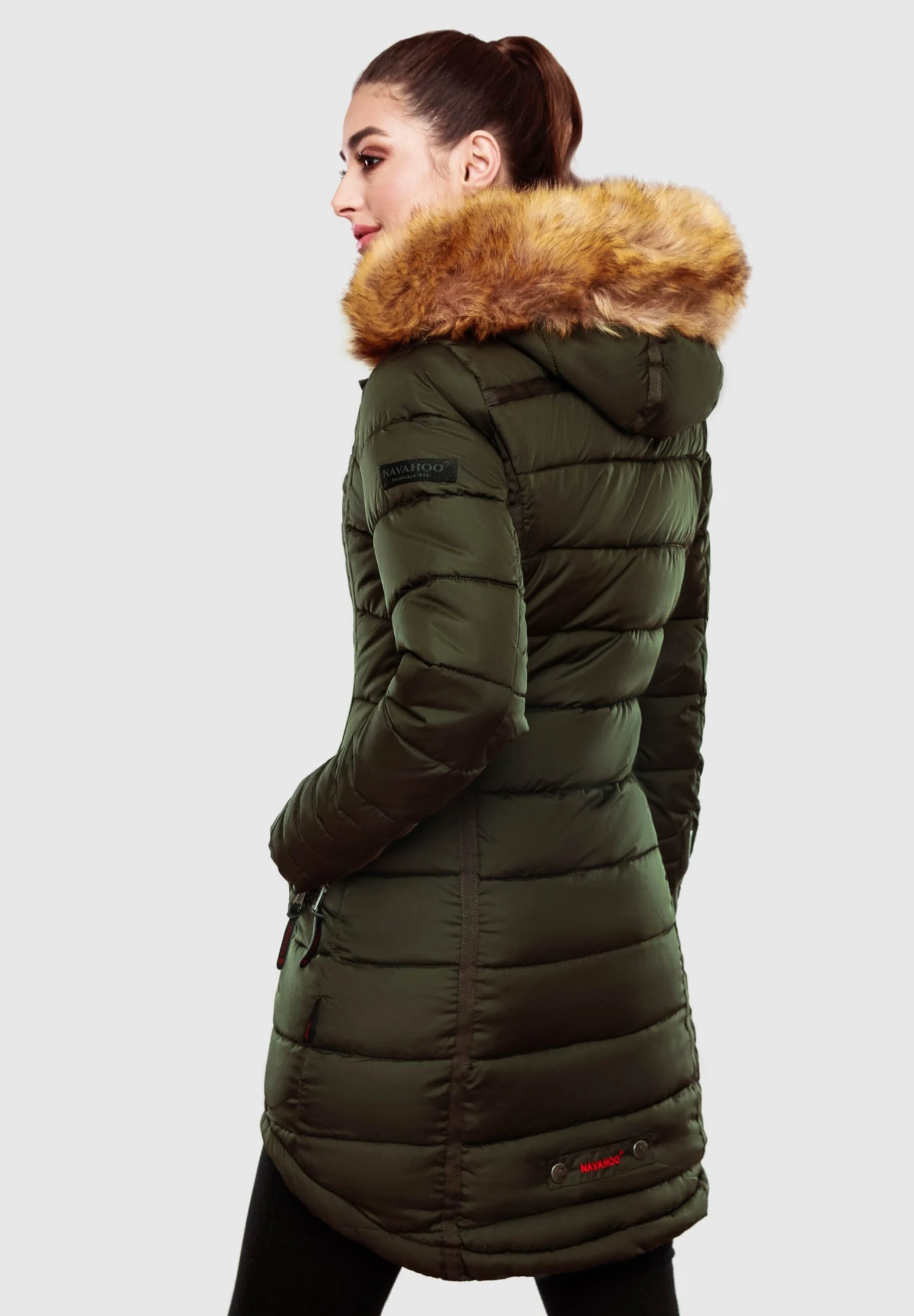 Navahoo Papaya - Abrigo De Invierno - Olive - Image 2