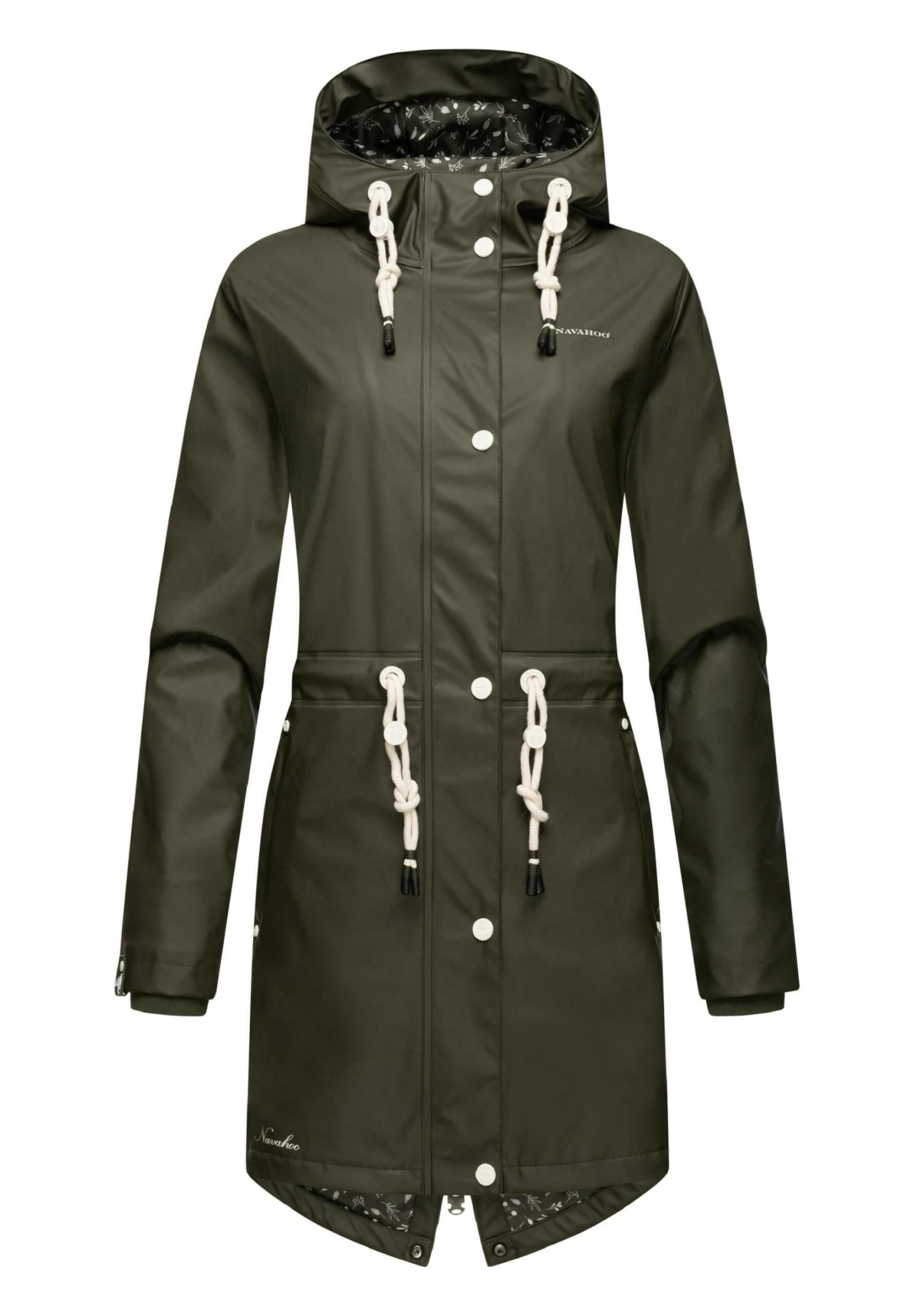 Navahoo Flower Of Ocean - Parka - Dark Olive