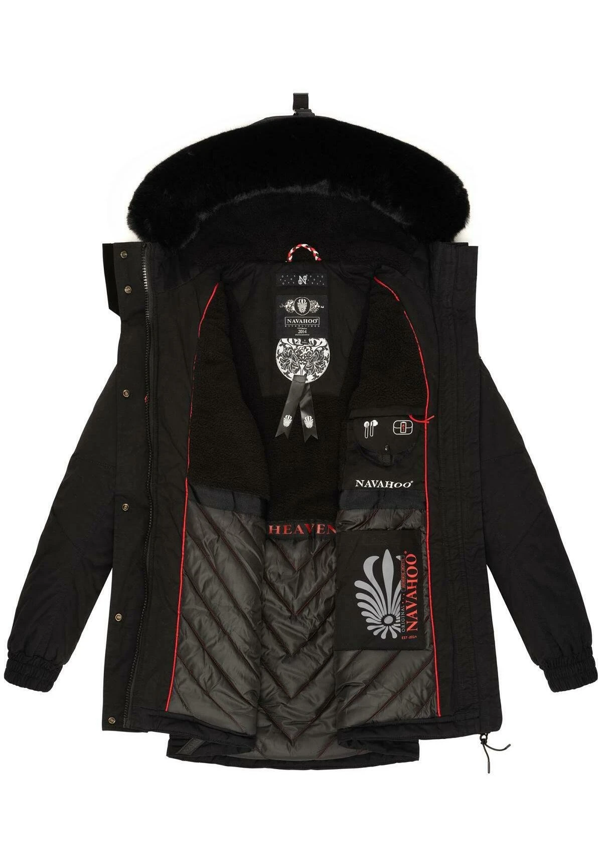 Navahoo Olessaa - Abrigo De Invierno - Black - Image 6