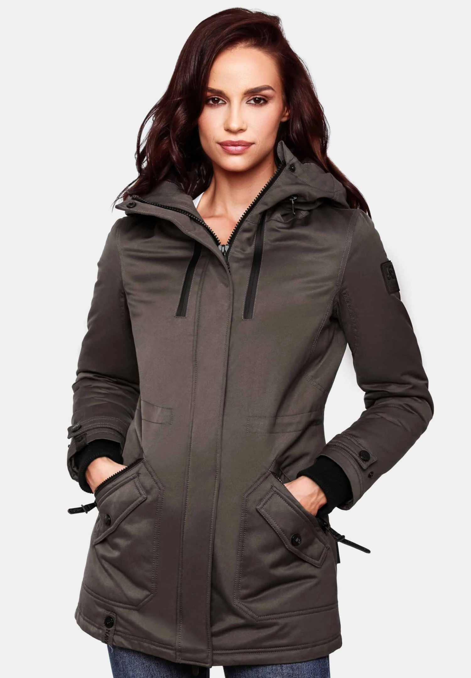 Navahoo Avrille Ii - Abrigo De Invierno - Dark Grey