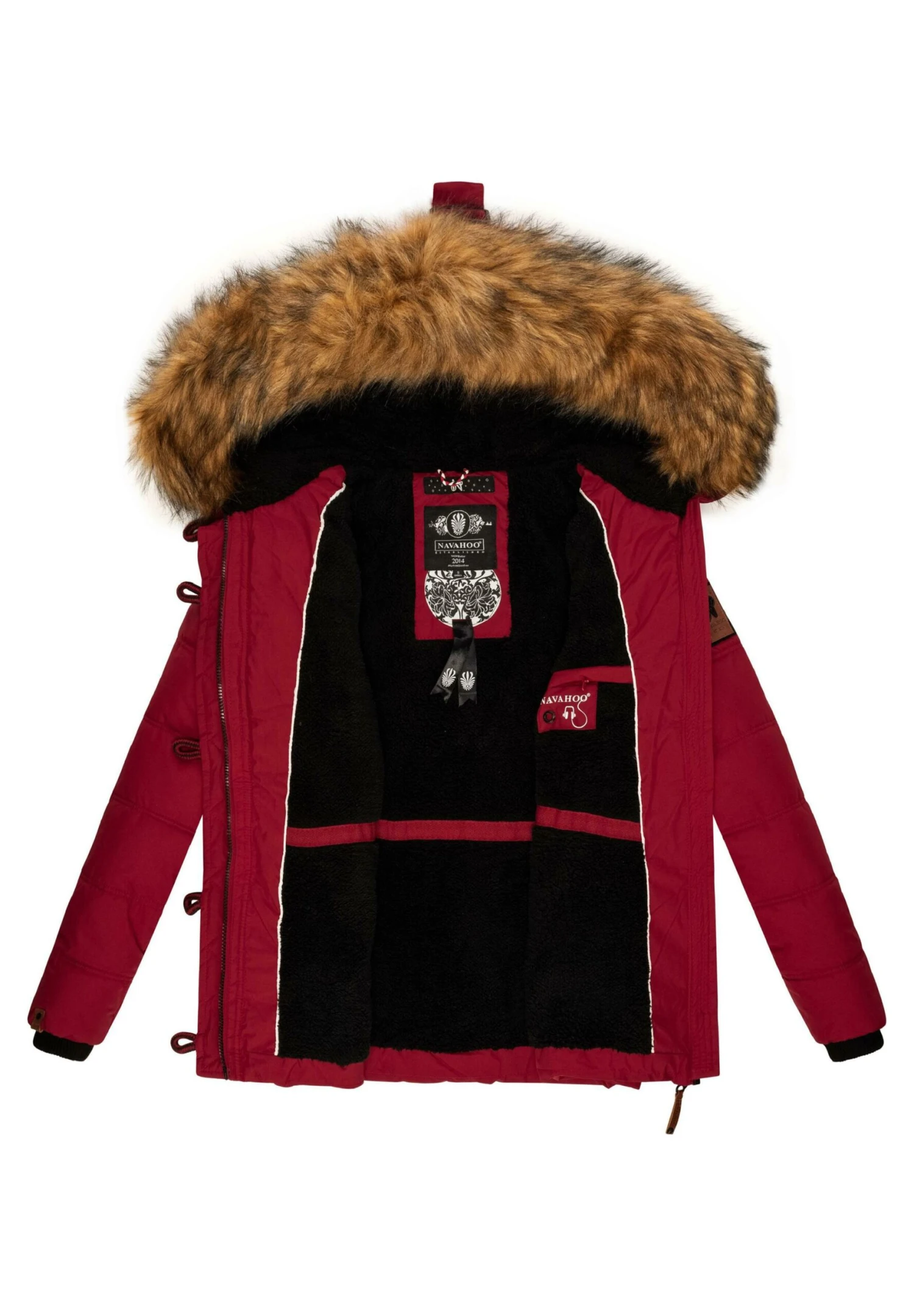 Navahoo Zoja - Chaqueta De Invierno - Blood Red - Image 7