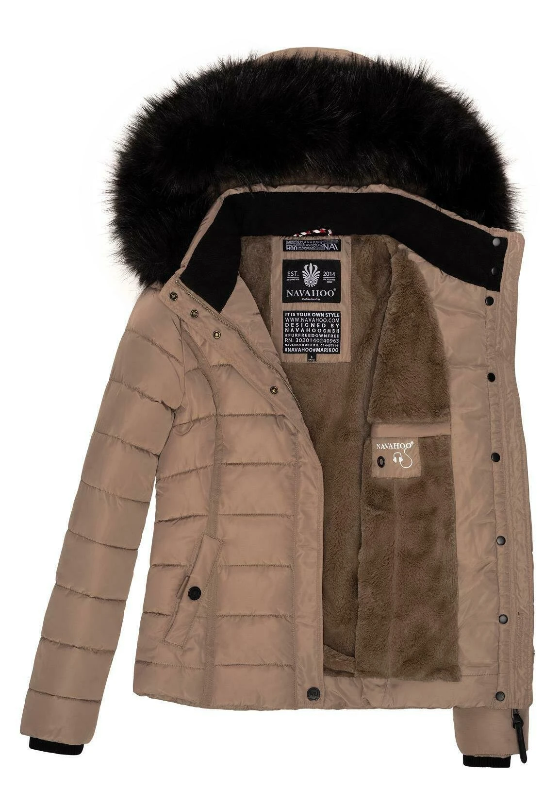 Navahoo Miamor - Chaqueta De Invierno - Taupe Grey - Image 9