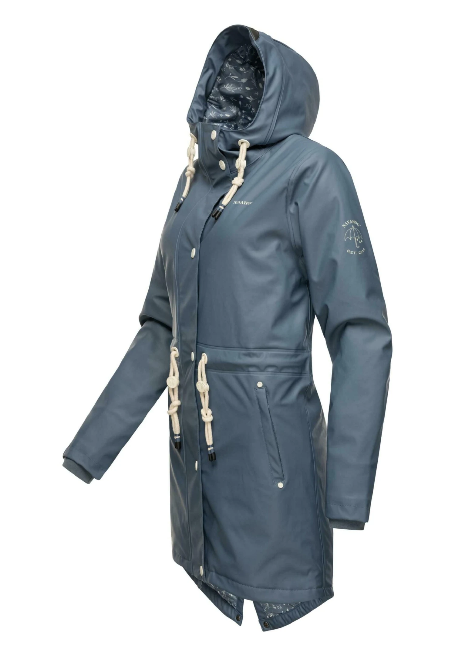 Navahoo Flower Of Ocean - Parka - Dusty Blue - Image 2