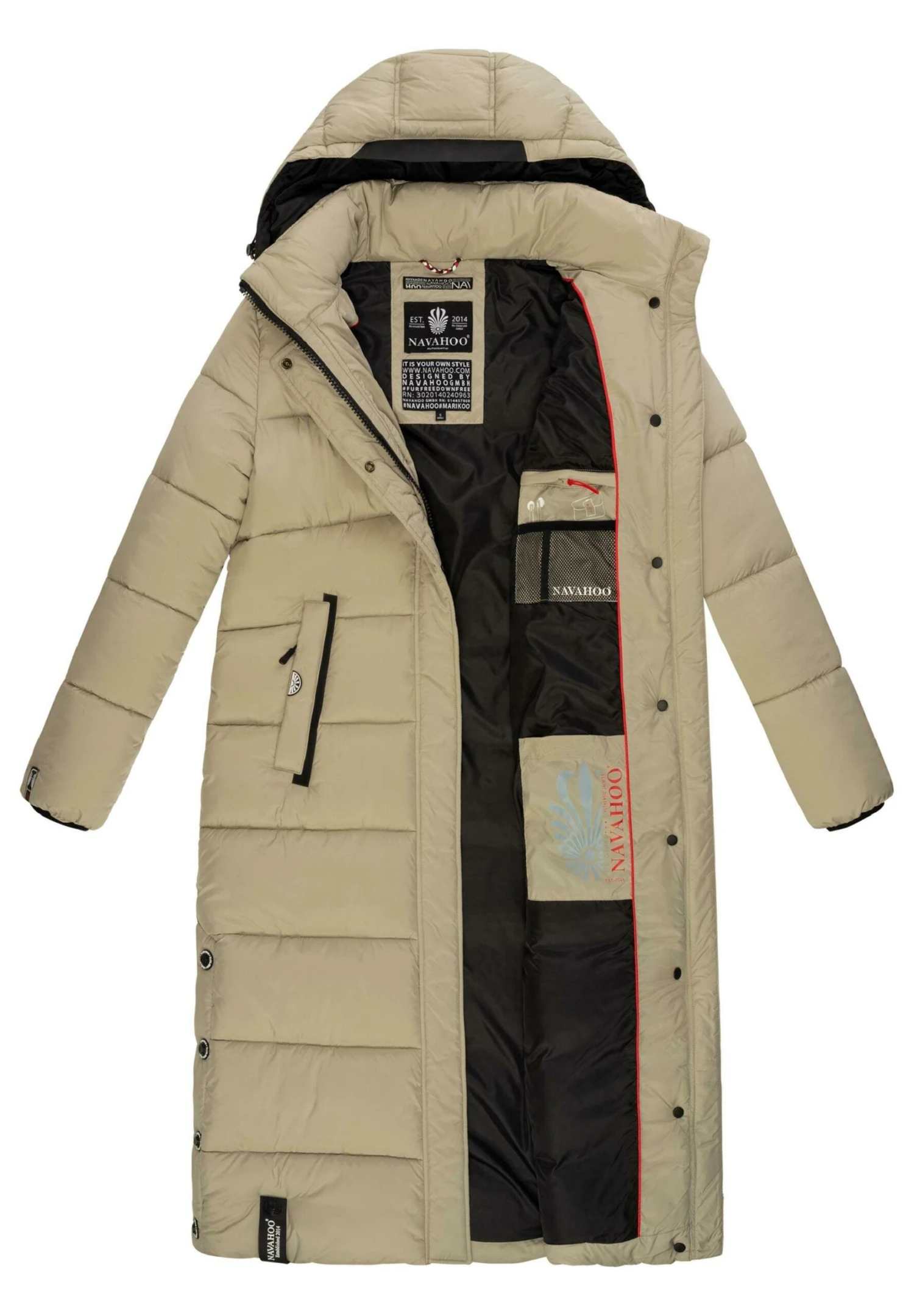 Navahoo Isalie - Abrigo De Invierno - Pebble Grey - Image 7