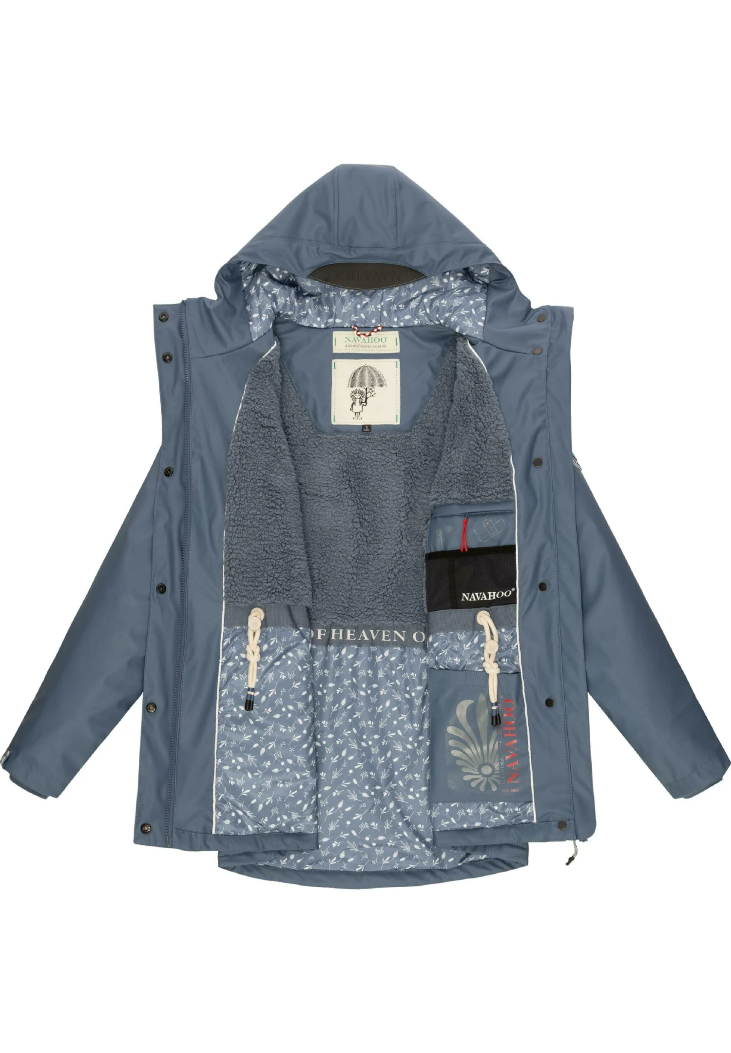 Navahoo Ocean Heart - Parka - Dusty Blue - Image 3