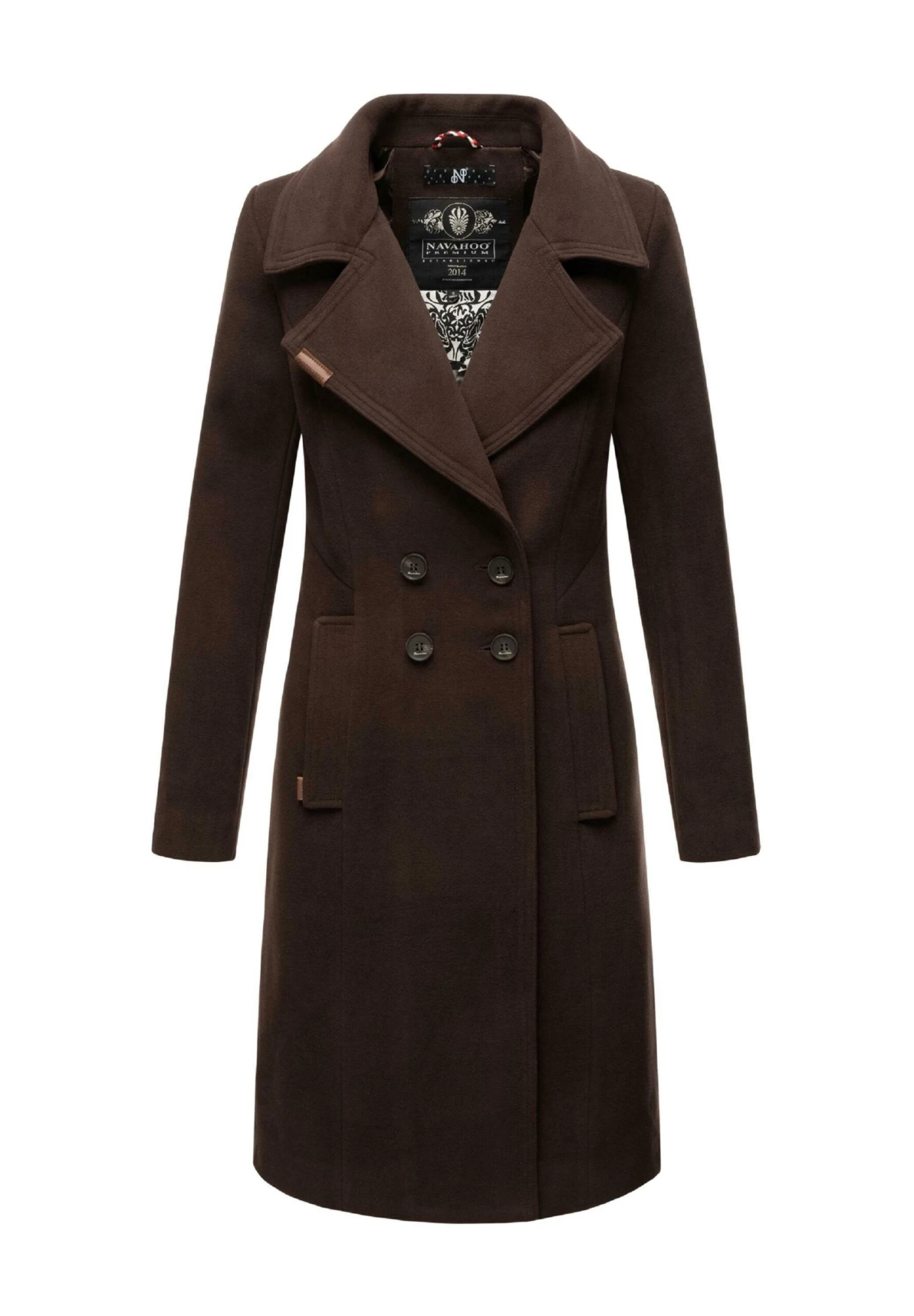 Navahoo Wooly - Abrigo Corto - Dark Choco