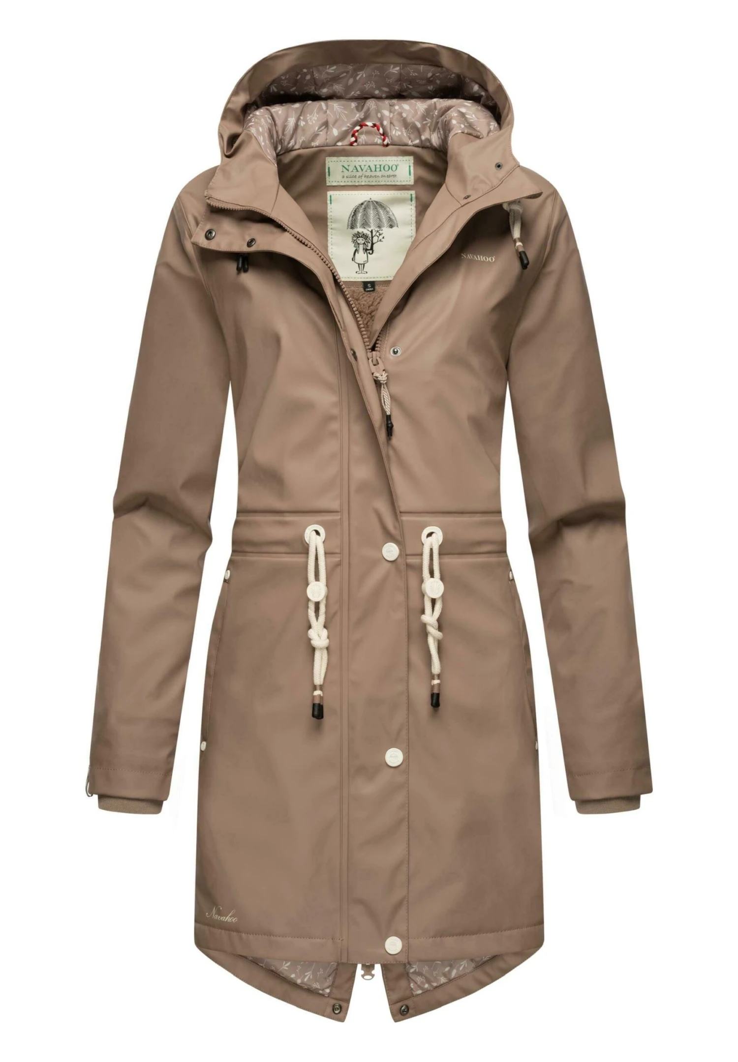 Navahoo Flower Of Ocean - Parka - Taupe - Image 5