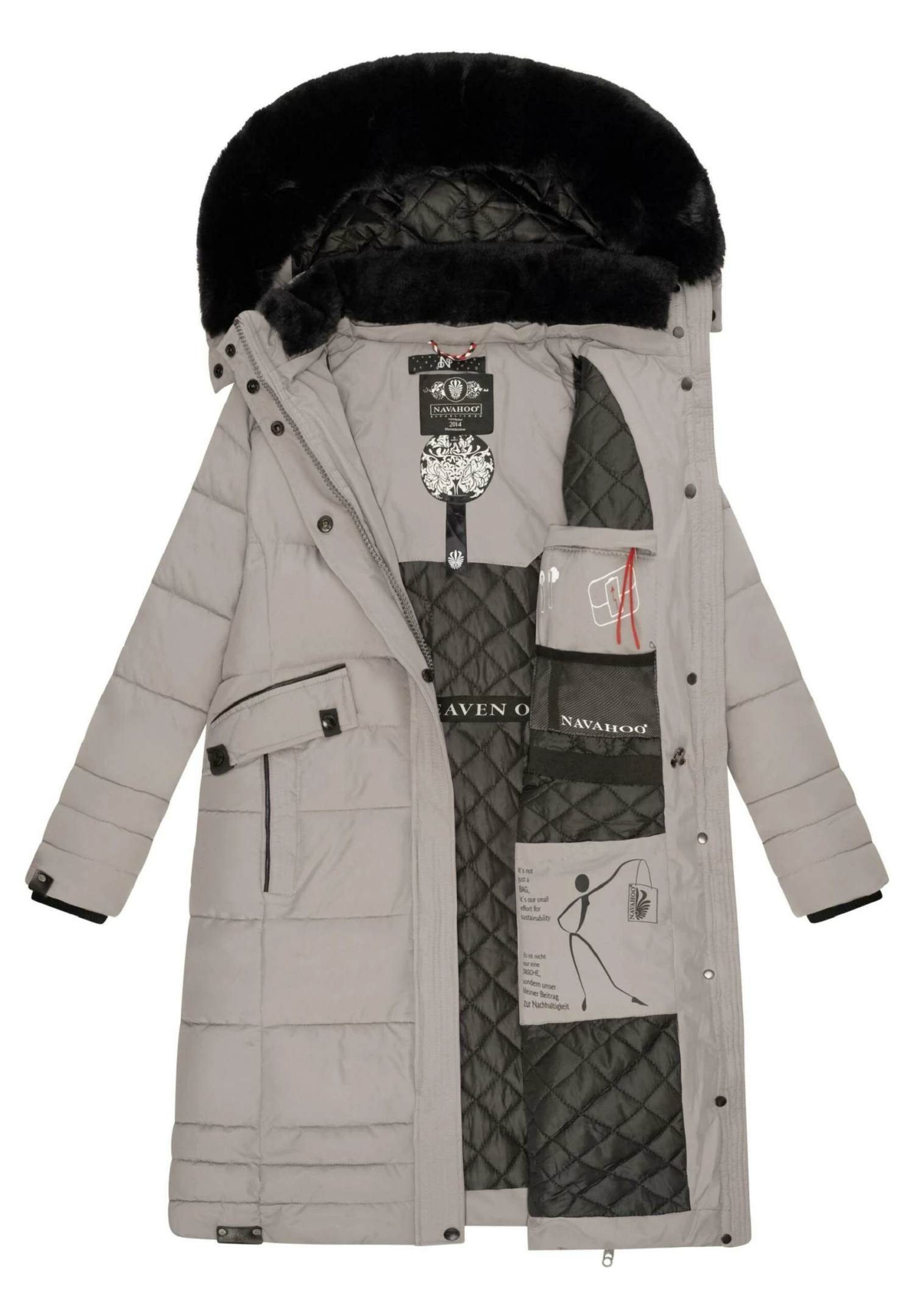 Navahoo Fahmiyaa - Abrigo De Invierno - Zinc Grey - Image 3