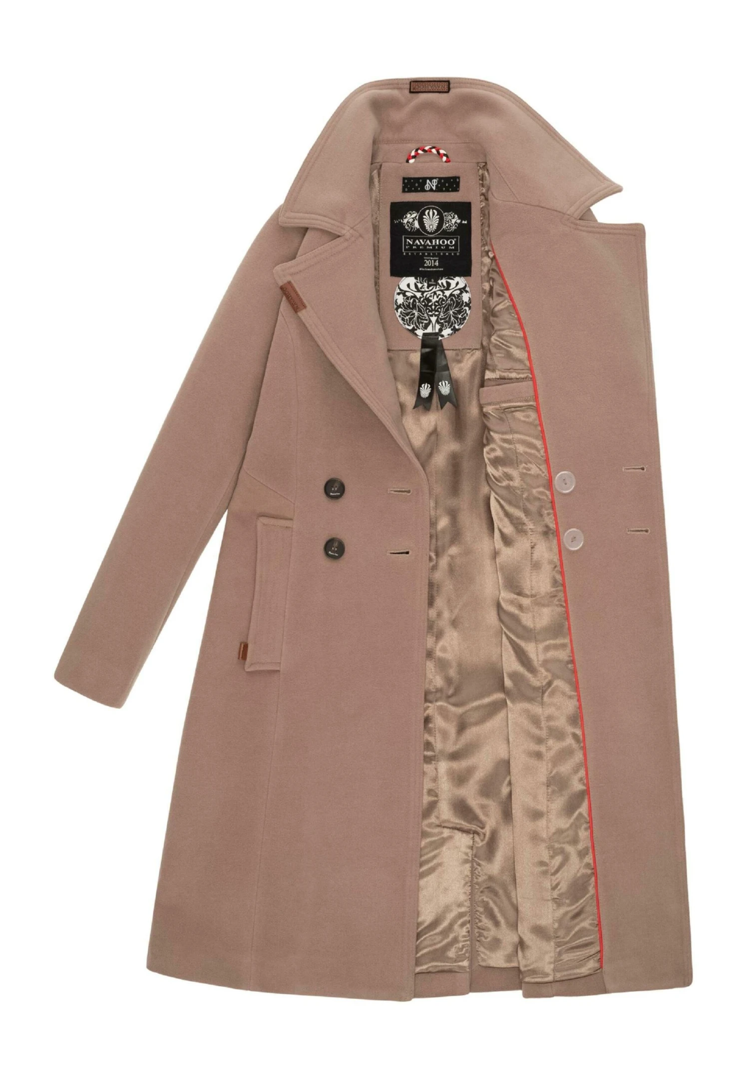 Navahoo Wooly - Abrigo Corto - Taupe - Image 3