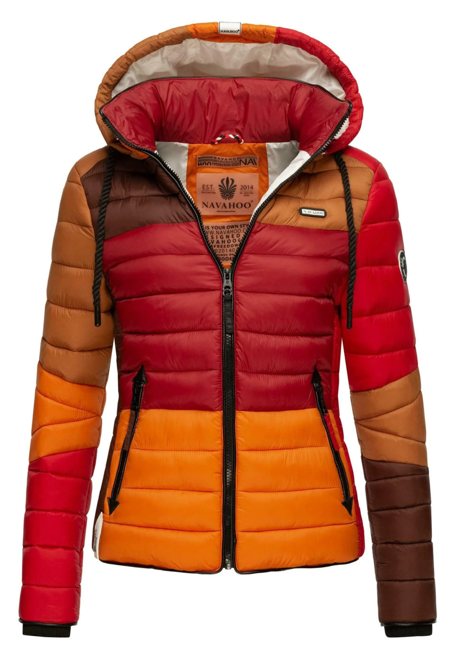 Navahoo Lulana Multikulti - Chaqueta De Entretiempo - Multicolour Autumn Leaves - Image 5