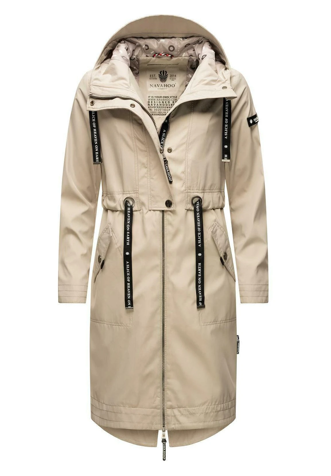 Navahoo Josinaa - Parka - Light Grey Melange