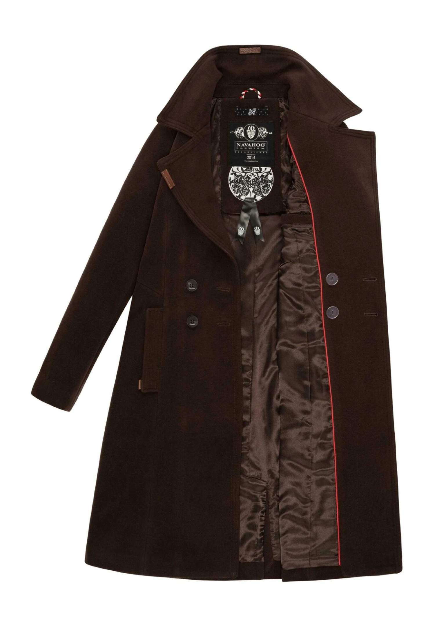 Navahoo Wooly - Abrigo Corto - Dark Choco - Image 3