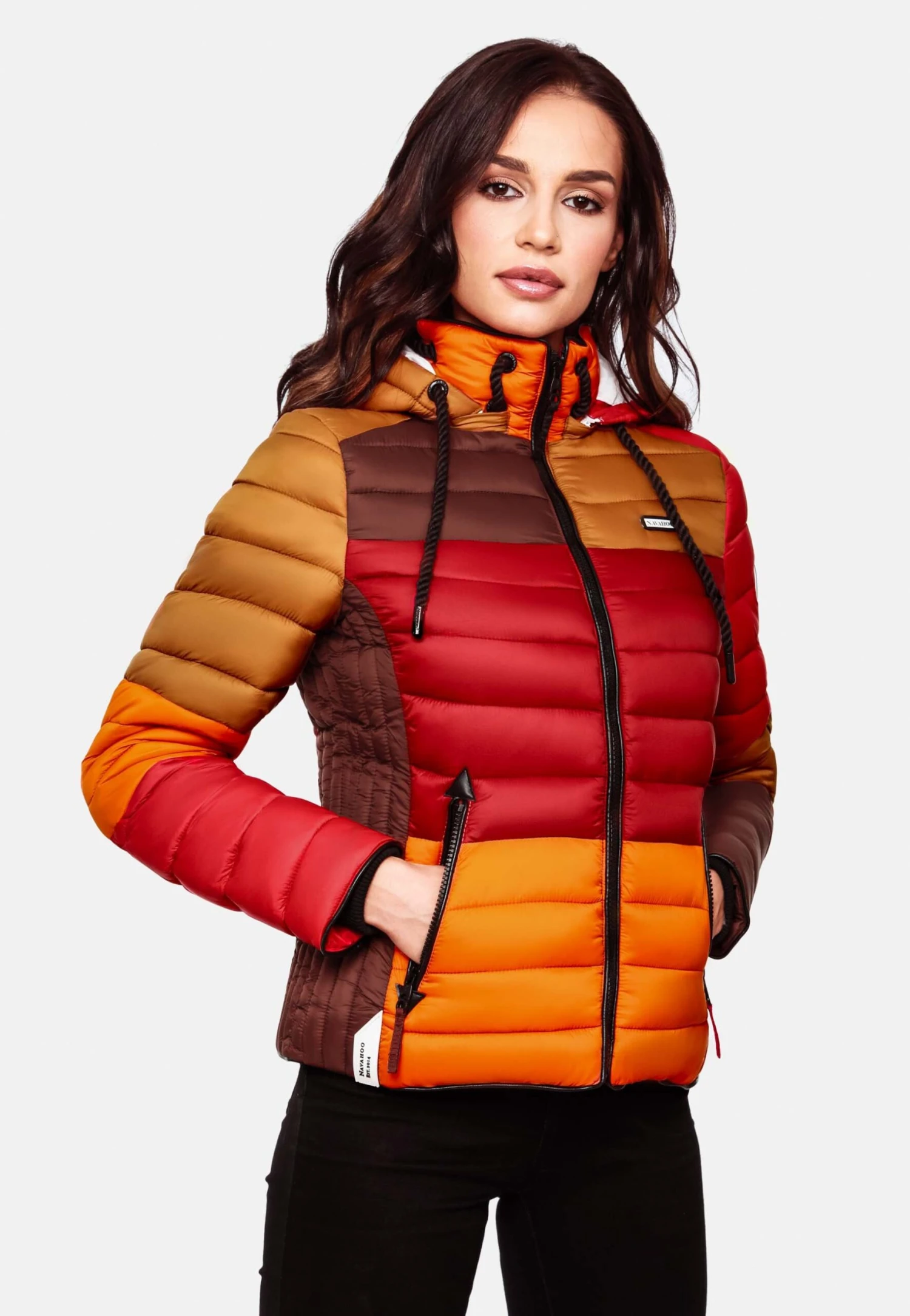 Navahoo Lulana Multikulti - Chaqueta De Entretiempo - Multicolour Autumn Leaves