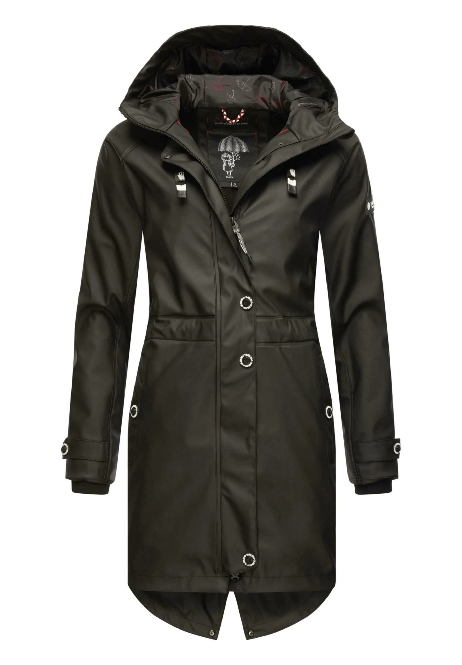 Navahoo Rainy Flower - Parka - Black - Image 5