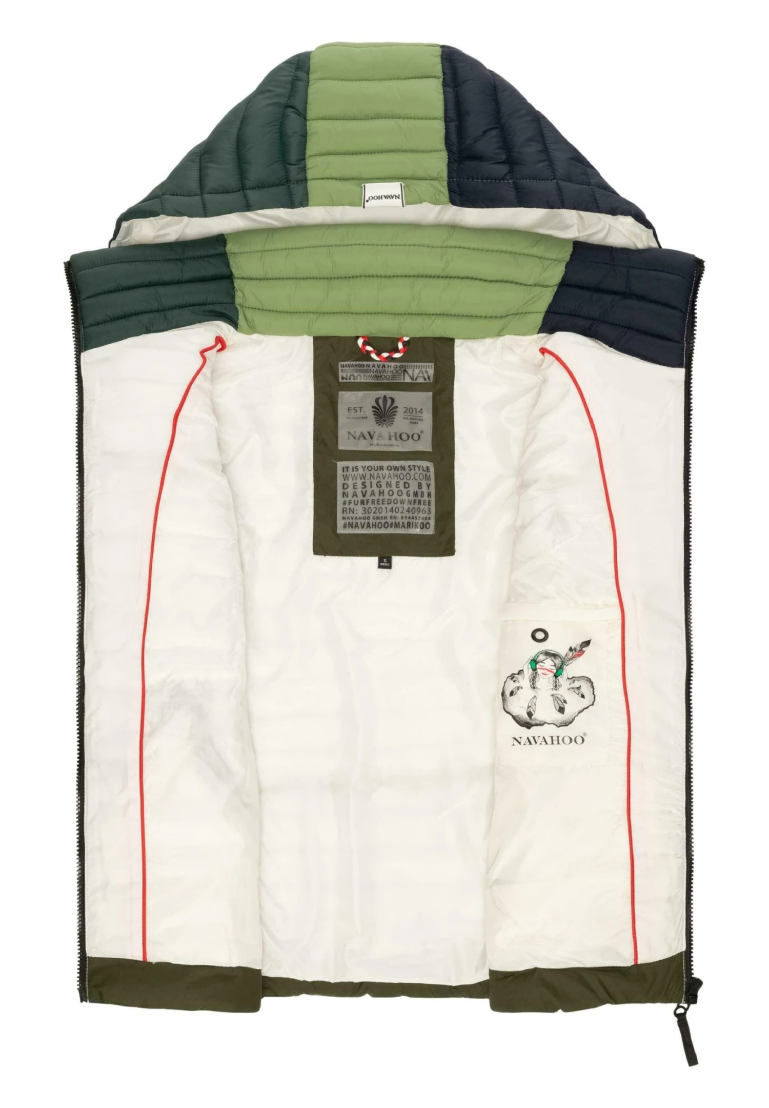 Navahoo Shadaa - Chaleco - Multicolour Green Forrest - Image 4