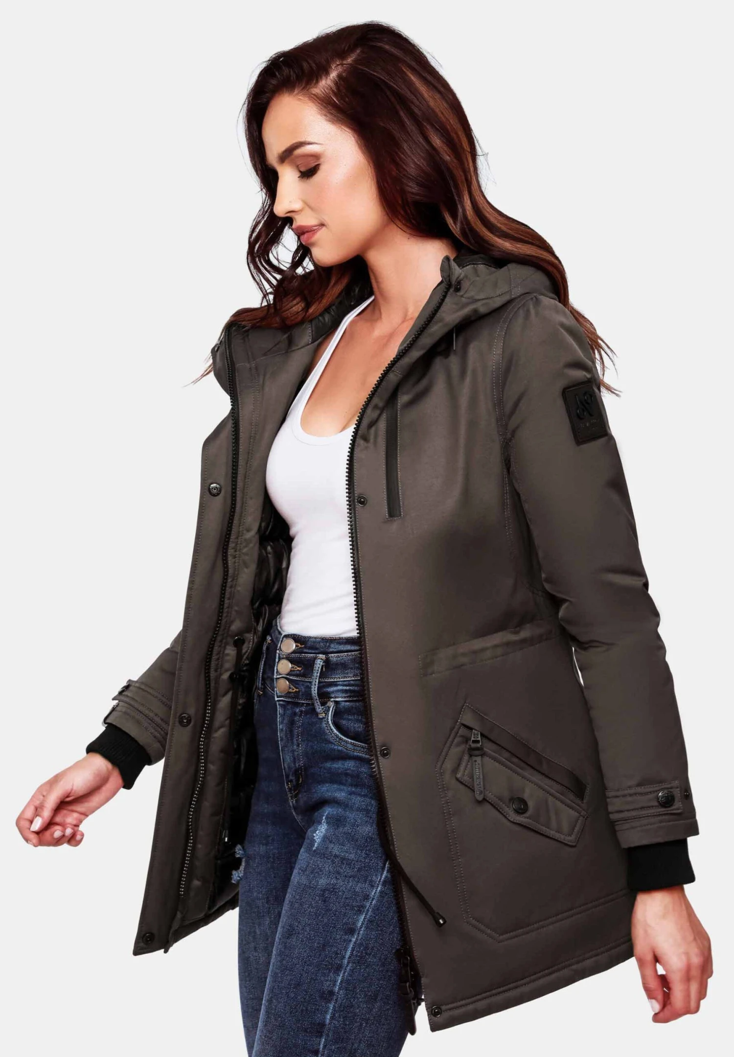 Navahoo Avrille Ii - Abrigo De Invierno - Dark Grey - Image 4