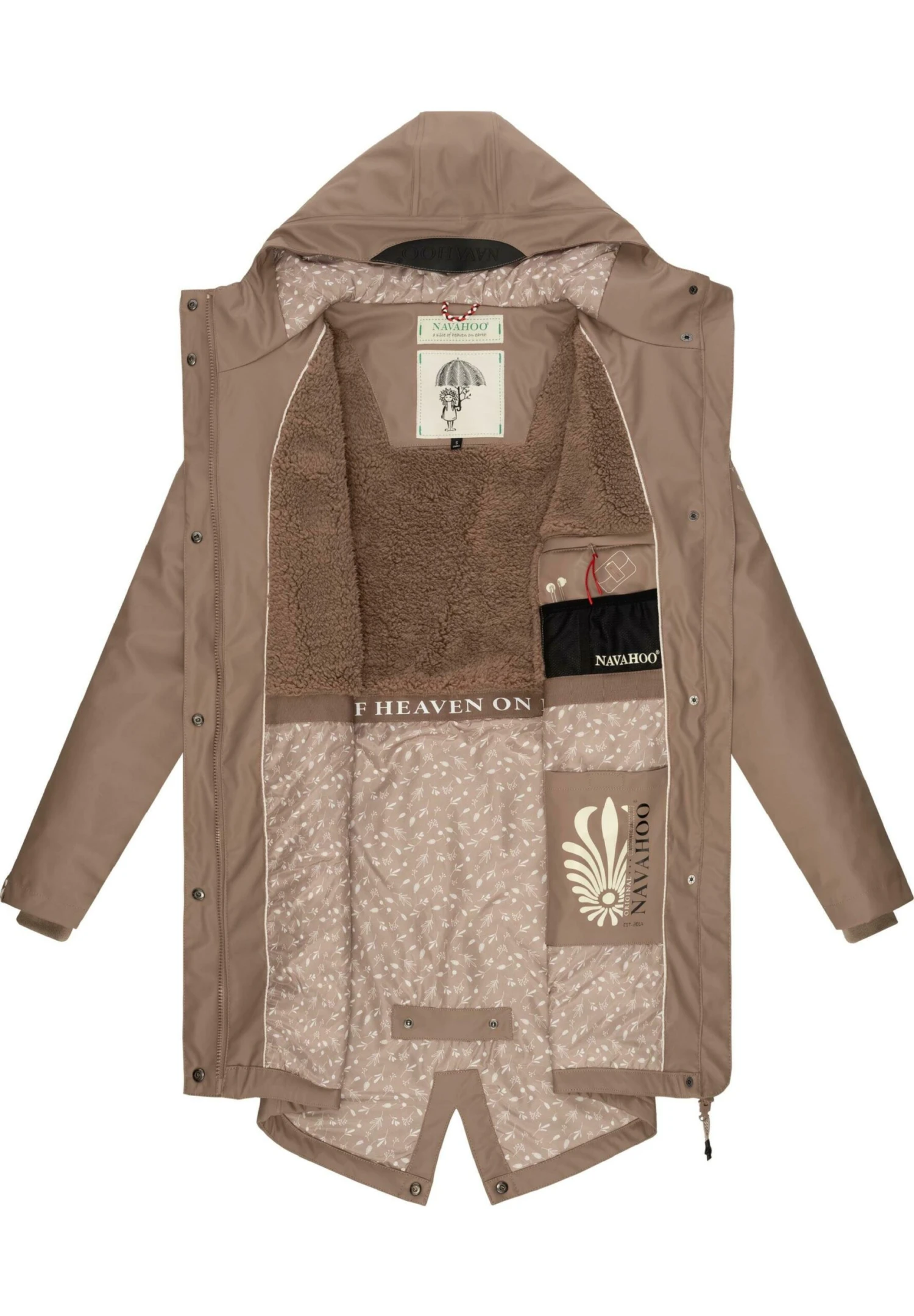 Navahoo Flower Of Ocean - Parka - Taupe - Image 4