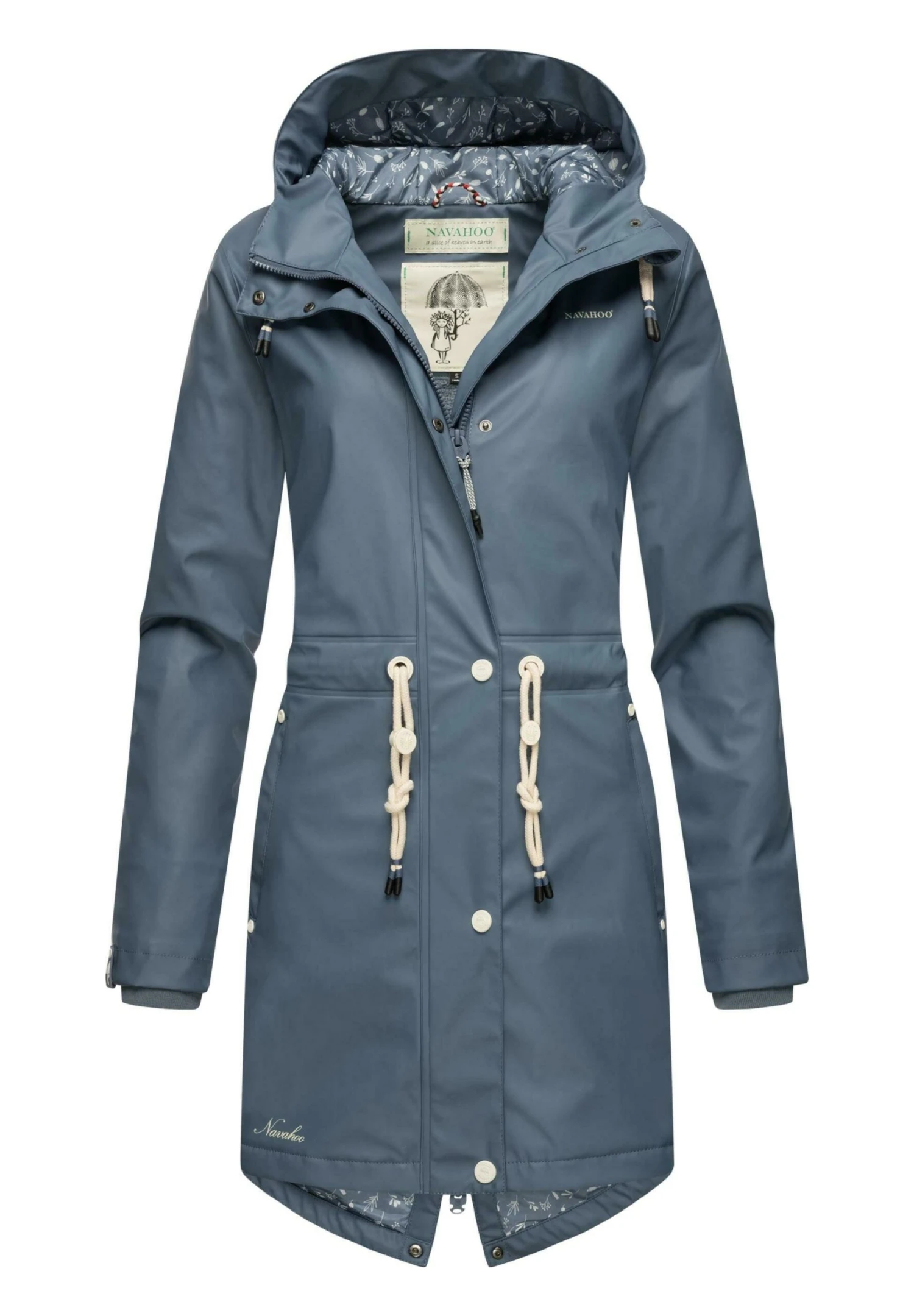 Navahoo Flower Of Ocean - Parka - Dusty Blue - Image 5